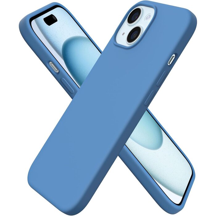 Silikonhülle für iPhone 15 - Rot - Ultradünn - 52% Rabatt