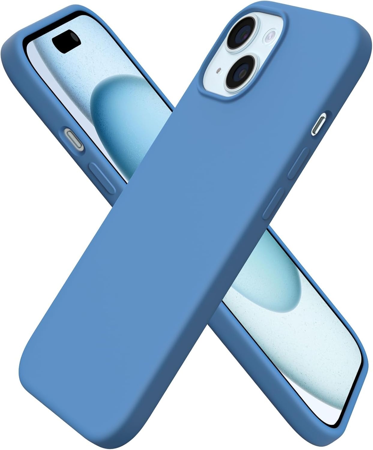 Silikonhülle für iPhone 15 - Rot - Ultradünn - 52% Rabatt