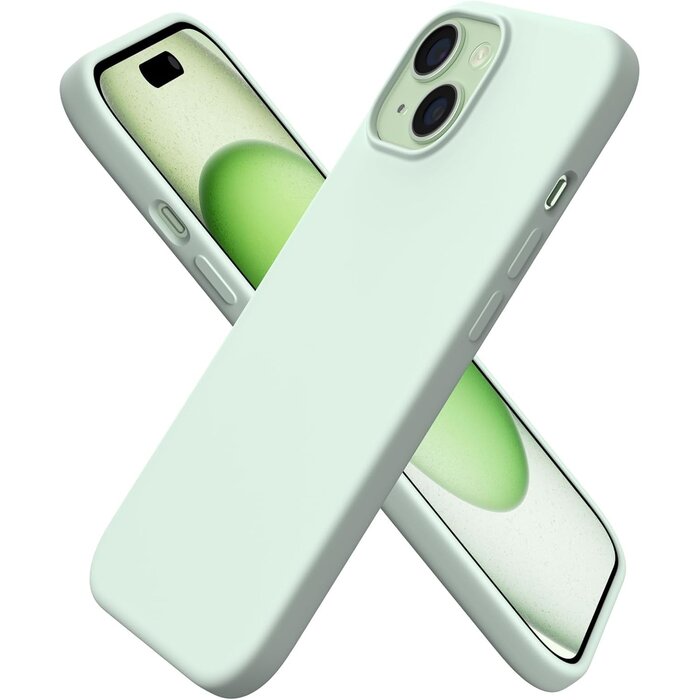 Silikonhülle für iPhone 15 - Rot - Ultradünn - 52% Rabatt