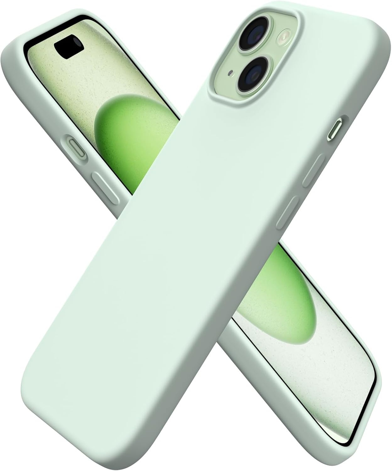 Silikonhülle für iPhone 15 - Rot - Ultradünn - 52% Rabatt
