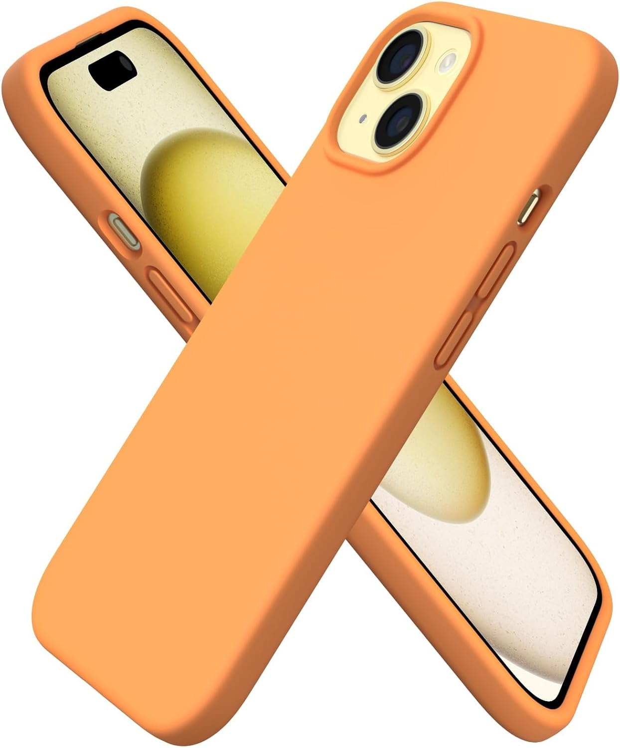 Silikonhülle für iPhone 15 - Rot - Ultradünn - 52% Rabatt