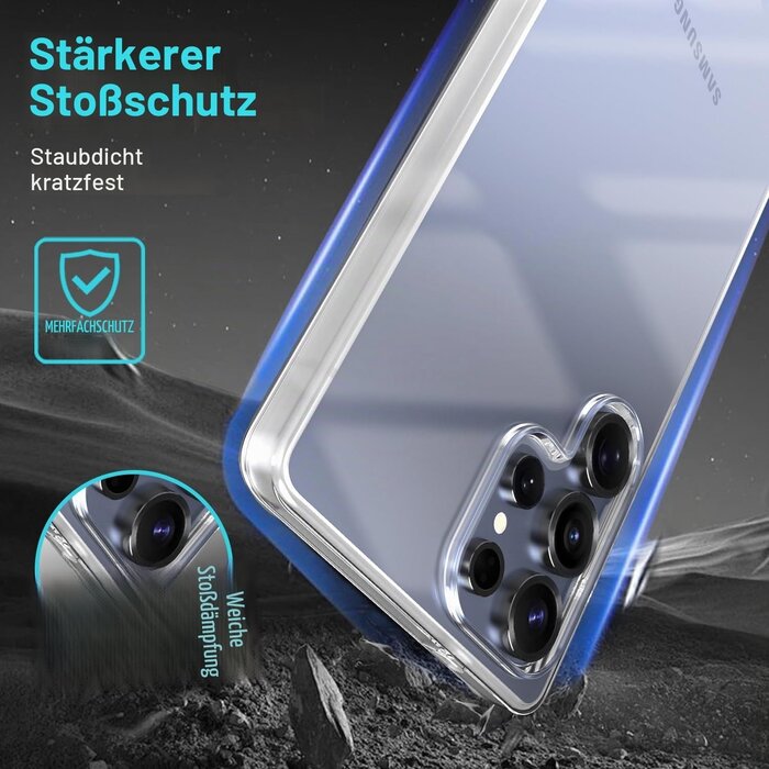 360-Grad Hülle für Samsung Galaxy S25 Ultra 5G, transparent - 52% Rabatt