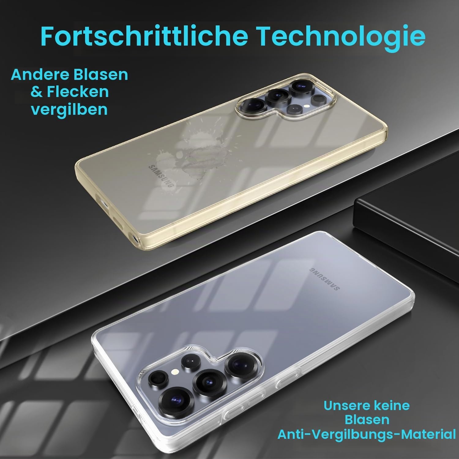 360-Grad Hülle für Samsung Galaxy S25 Ultra 5G, transparent - 52% Rabatt