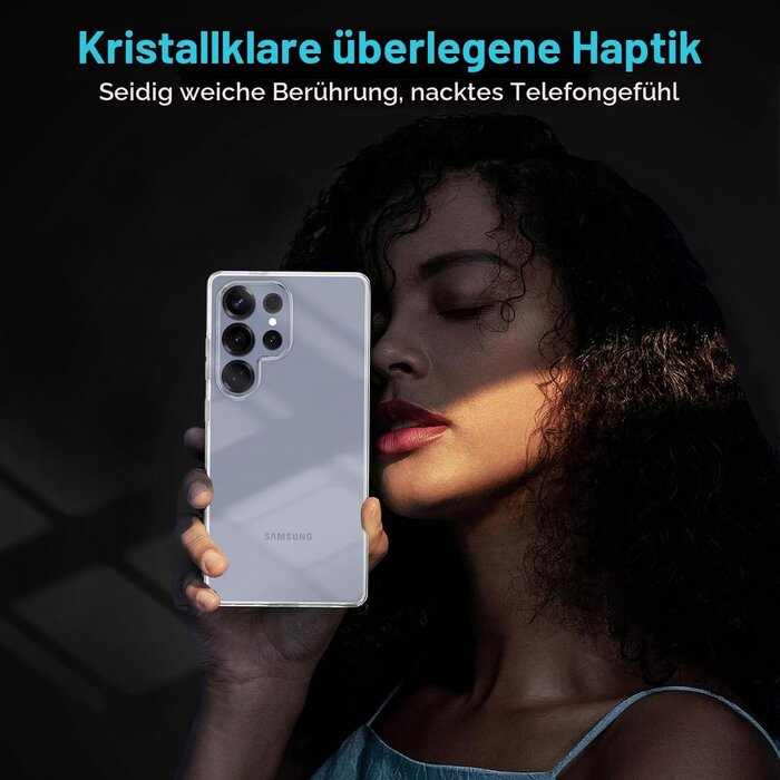 360-Grad Hülle für Samsung Galaxy S25 Ultra 5G, transparent - 52% Rabatt