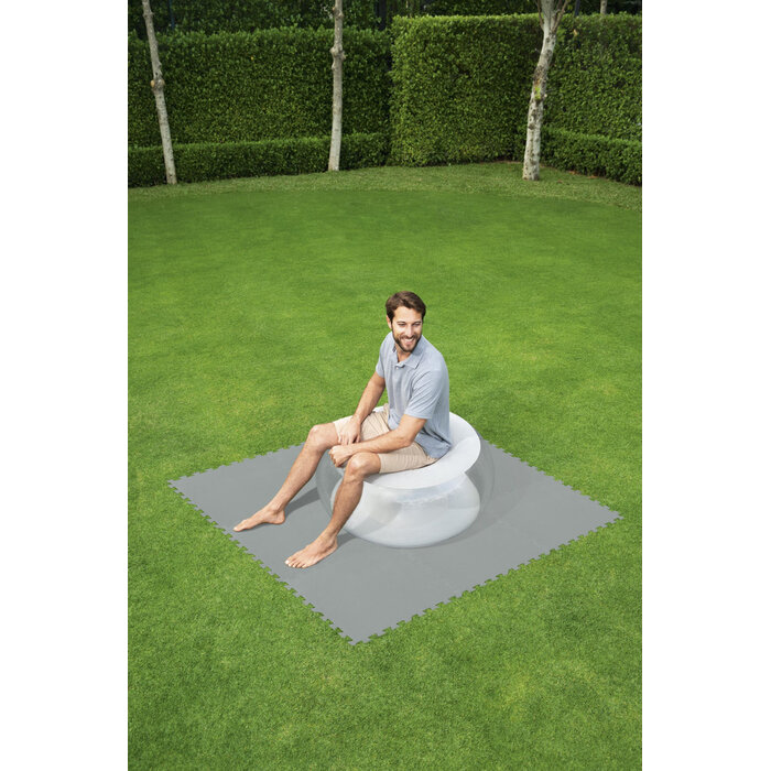 Poolbodenfliesen 50x50 cm, 9er-Set, grau - bis zu 31% Rabatt im Outlet