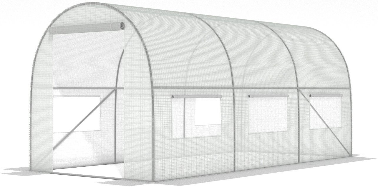 Viking Choice Folientunnel 4,5x2x2m - Gewächshaus für Gemüse - Sparen Sie bis zu 31%
