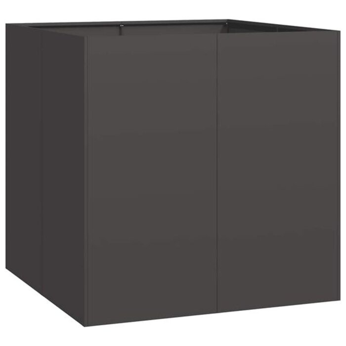 Vidaxl Großer Pflanzkübel 80x80x80 cm Schwarz - jetzt bis zu 34% günstiger