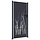 Gartentor 105x180 cm Laser-Design Anthrazit - bis zu 35% Rabatt