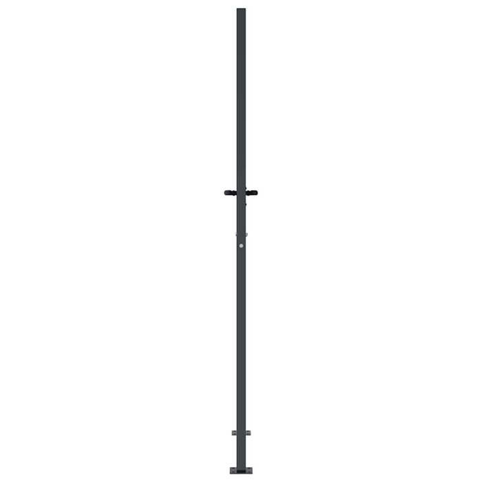 Vidaxl Gartentor 105x180 cm Laser-Design Anthrazit - bis zu 35% Rabatt
