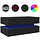 Couchtisch mit LED-Beleuchtung 90x50 cm - Schwarz - bis zu 35% Rabatt
