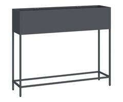 Vidaxl Hochbeet Pflanzkübel Stahl Anthrazit 100x26x82cm - bis zu 34% sparen