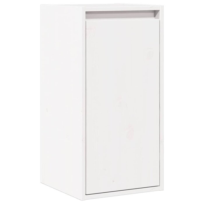 Vidaxl Wandschrank aus Kiefernholz, 30x30x100 cm, Weiß - bis zu 34% sparen