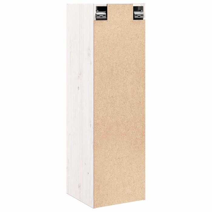 Vidaxl Wandschrank aus Kiefernholz, 30x30x100 cm, Weiß - bis zu 34% sparen