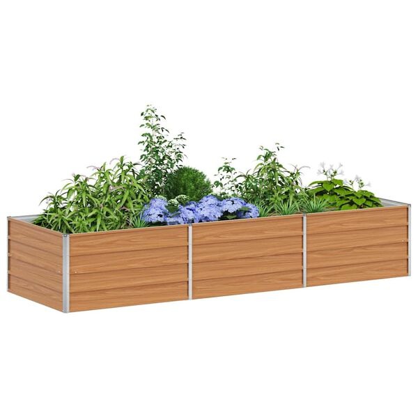 Vidaxl Robustes Hochbeet aus Stahl, 240 x 80 cm - jetzt bis zu 34% sparen