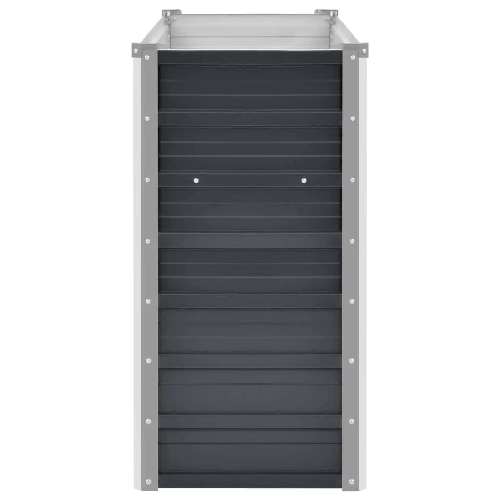 Vidaxl Hochbeet aus Stahl 160x40x77 cm Anthrazit - Outlet bis zu 33% reduziert