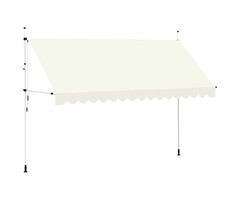 Vidaxl Manuelle Markise 400 cm Creme - Jetzt bis zu 35% Rabatt sichern