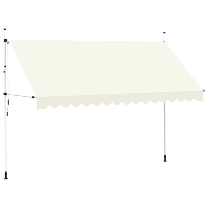 Vidaxl Manuelle Markise 400 cm Creme - Jetzt bis zu 35% Rabatt sichern