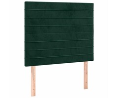 Vidaxl Samt-Kopfteil in Dunkelgrün 80x118/128 cm - bis zu 33% günstiger