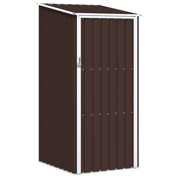Vidaxl Geräteschuppen aus verzinktem Stahl 87x98x159 cm - Braun - bis zu 35% Rabatt