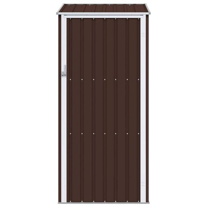 Vidaxl Geräteschuppen aus verzinktem Stahl 87x98x159 cm - Braun - bis zu 35% Rabatt