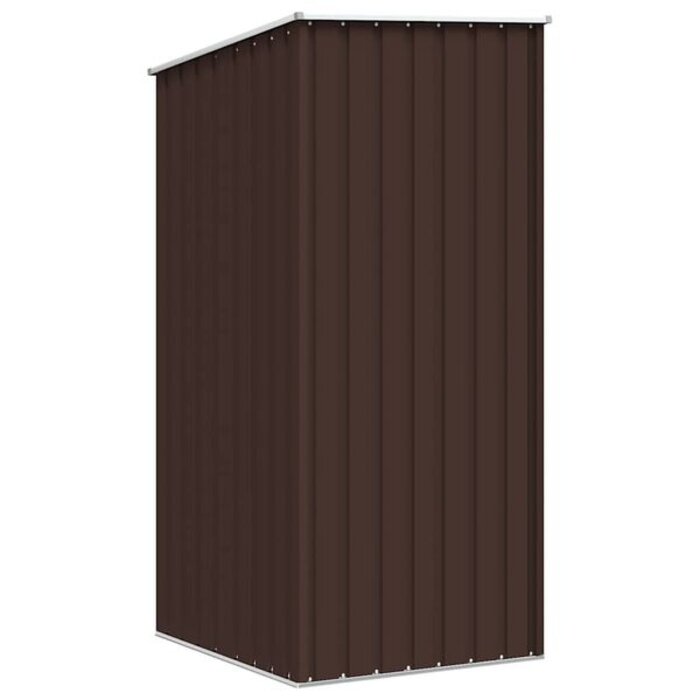 Vidaxl Geräteschuppen aus verzinktem Stahl 87x98x159 cm - Braun - bis zu 35% Rabatt