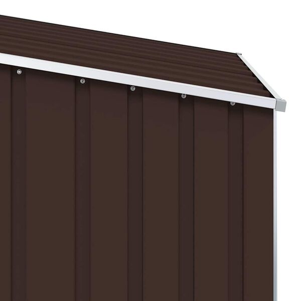 Vidaxl Geräteschuppen aus verzinktem Stahl 87x98x159 cm - Braun - bis zu 35% Rabatt