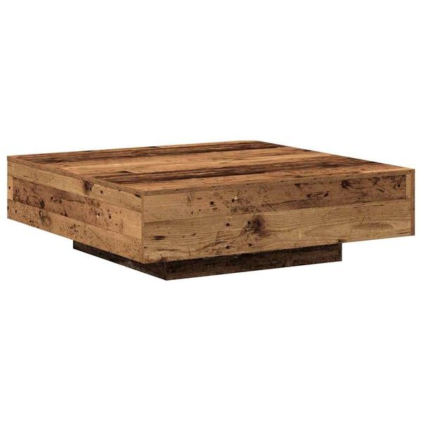 Vidaxl Wohnzimmertisch Altholz-Optik 100x100 cm - jetzt bis zu 35% günstiger