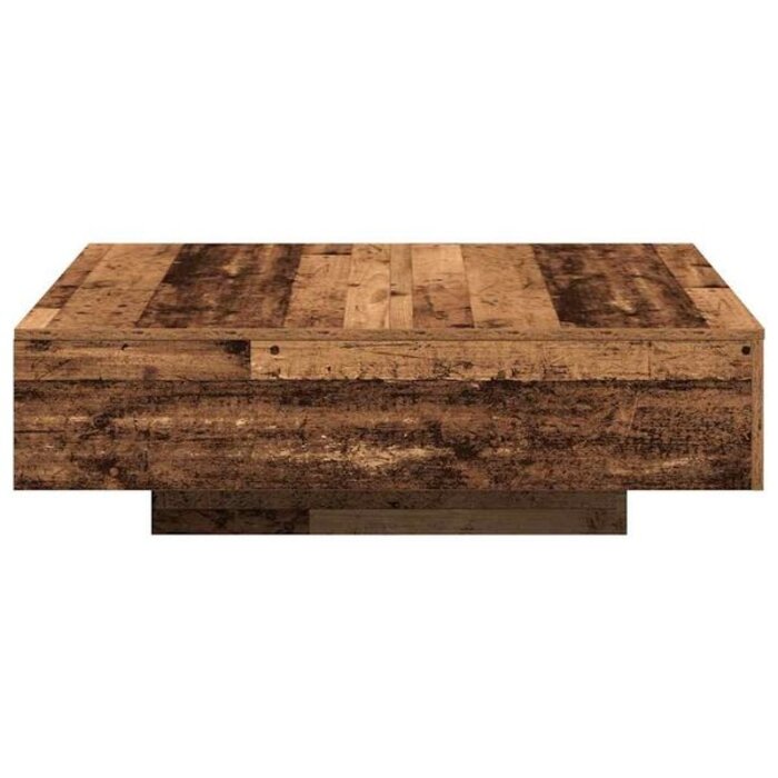 Vidaxl Wohnzimmertisch Altholz-Optik 100x100 cm - jetzt bis zu 35% günstiger