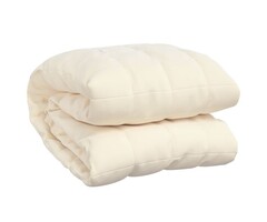 Vidaxl Gewichtsdecke 220x260 cm 11 kg, Hellcreme - bis zu 34% Rabatt