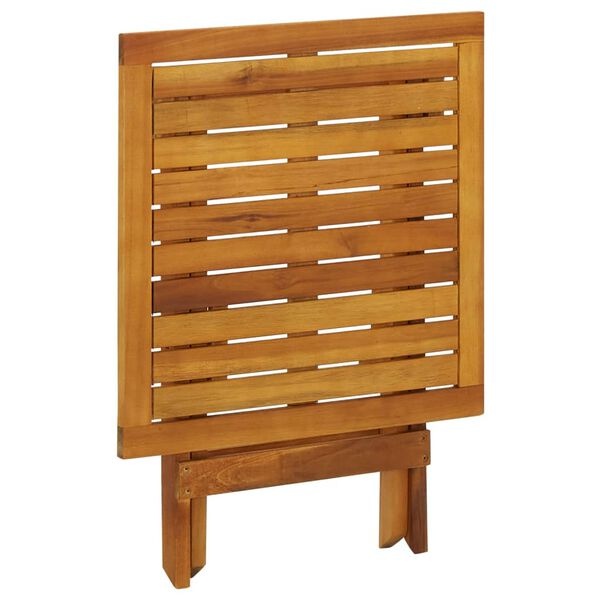 Vidaxl Klappbarer Akazien-Bistrotisch 46x46cm - Outlet-Angebot bis zu 33% Rabatt