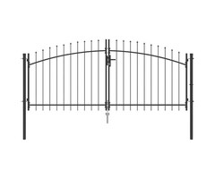 Vidaxl Robustes Gartentor 150 x 300 cm Grau - jetzt bis zu 35% Rabatt sichern