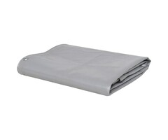 Vidaxl Robuste PVC-Abdeckplane 4x4m Grau - Jetzt bis zu 29% Rabatt im Outlet