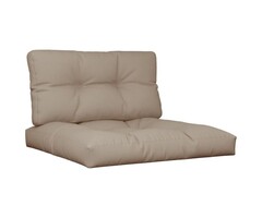 Vidaxl Palettenkissen Set 70x70 cm, Taupe - Jetzt bis zu 34% Rabatt sichern