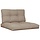 Palettenkissen Set 70x70 cm, Taupe - Jetzt bis zu 34% Rabatt sichern