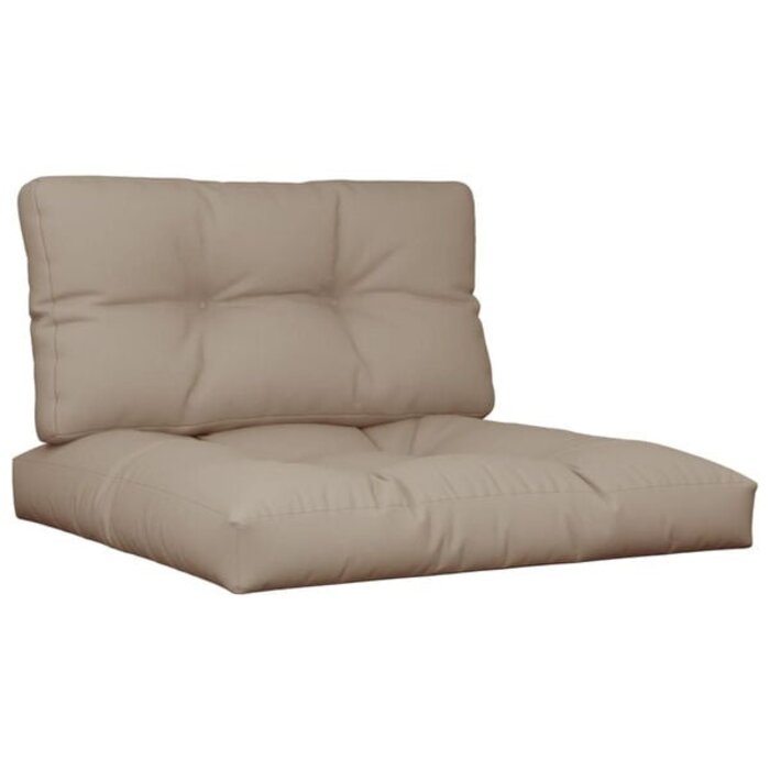 Vidaxl Palettenkissen Set 70x70 cm, Taupe - Jetzt bis zu 34% Rabatt sichern