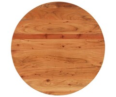 Vidaxl Runde Tischplatte Akazienholz Ø 80 cm - Natur - bis zu 35% Rabatt
