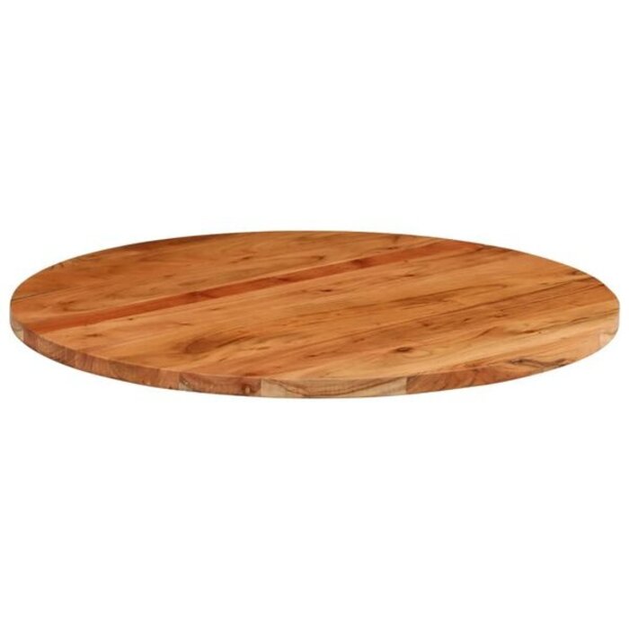 Vidaxl Runde Tischplatte Akazienholz Ø 80 cm - Natur - bis zu 35% Rabatt