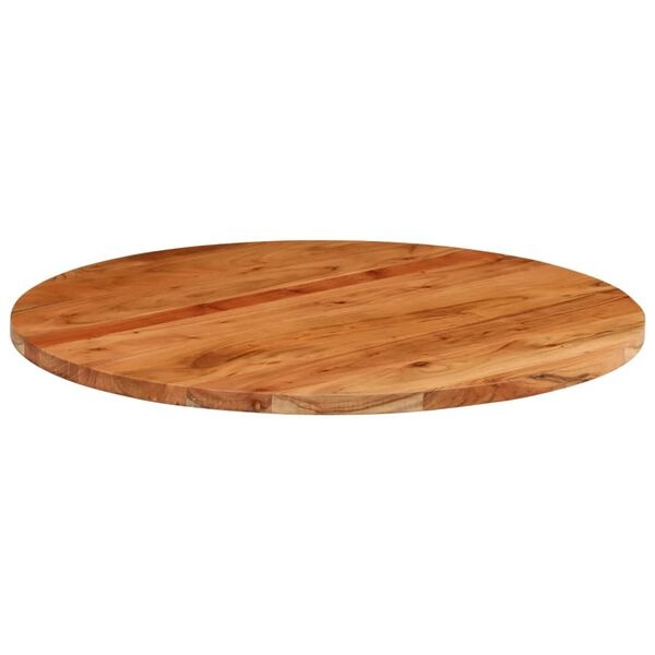 Vidaxl Runde Tischplatte Akazienholz Ø 80 cm - Natur - bis zu 35% Rabatt