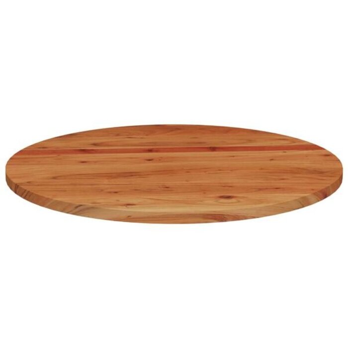Vidaxl Runde Tischplatte Akazienholz Ø 80 cm - Natur - bis zu 35% Rabatt