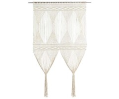 Vidaxl Makramee-Vorhang 140x240 cm in Creme - jetzt bis zu 39% Rabatt