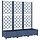 Pflanzkasten mit Rankgitter 120x40cm - Dunkelblau - Outlet bis zu 29% reduziert