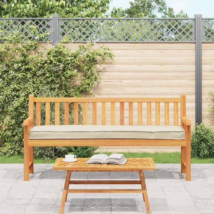 Vidaxl Palettenkissen 200x40x8 cm Creme - Wetterfest - bis zu 33% reduziert