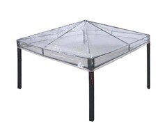 Vidaxl Pavillondach Ersatzbezug 300x300cm - Transparent - bis zu 40% günstiger