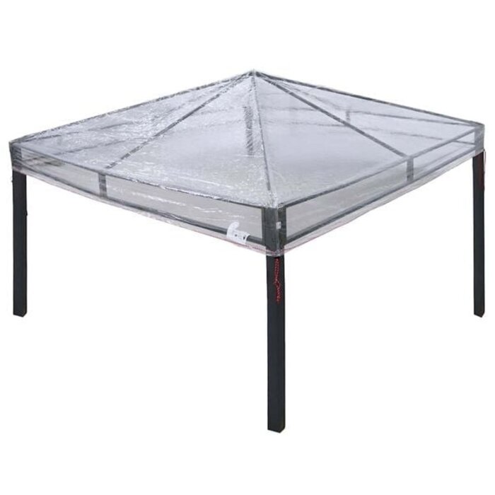 Vidaxl Pavillondach Ersatzbezug 300x300 cm transparent - jetzt bis zu 34% günstiger