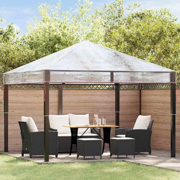 Vidaxl Pavillondach Ersatzbezug 300x300 cm transparent - jetzt bis zu 34% günstiger