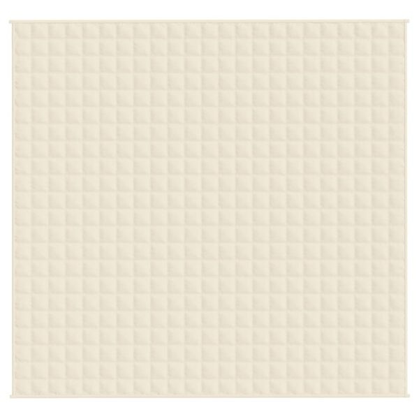 Vidaxl Gewichtsdecke 220x230 cm 15 kg Lichtcreme - Jetzt bis zu 34% Rabatt sichern