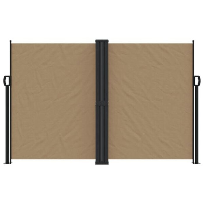 Vidaxl Seitenmarkise 160 x 1200 cm Taupe - Ausziehbarer Sichtschutz - bis zu 35% Rabatt