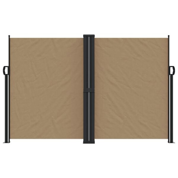 Vidaxl Seitenmarkise 160 x 1200 cm Taupe - Ausziehbarer Sichtschutz - bis zu 35% Rabatt
