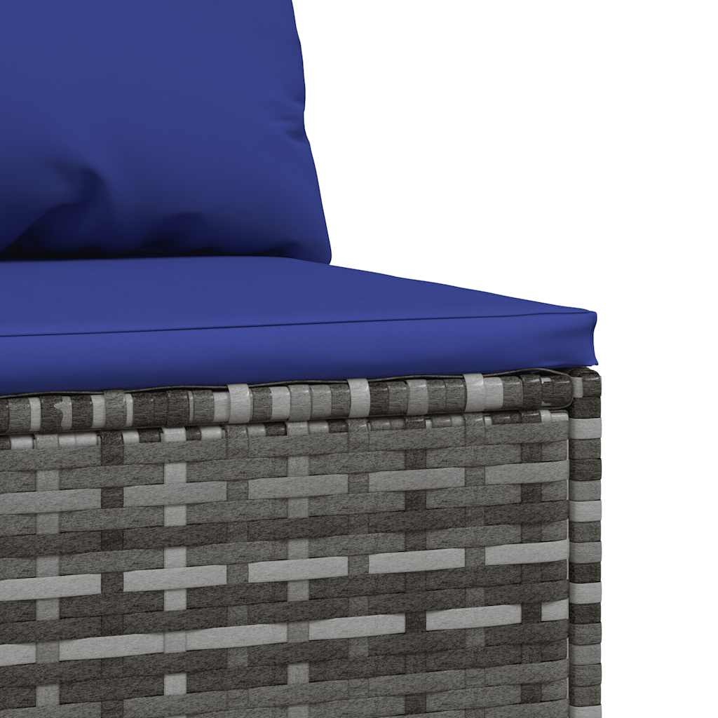 Vidaxl Garten-Mittelsofa Set Grau - Modulares Design - Jetzt bis zu 35% sparen