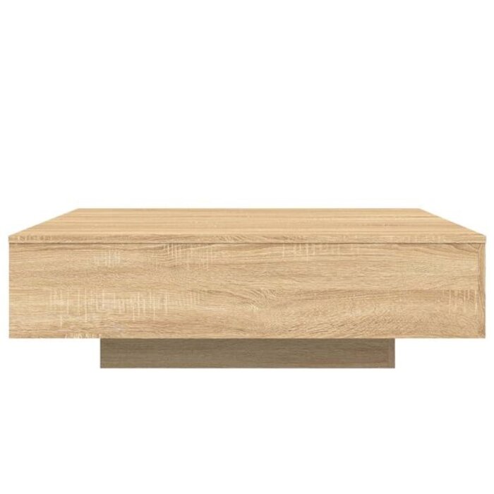 Vidaxl Couchtisch Sonoma-Eiche 100x100 cm - Modernes Design - bis zu 35% Rabatt